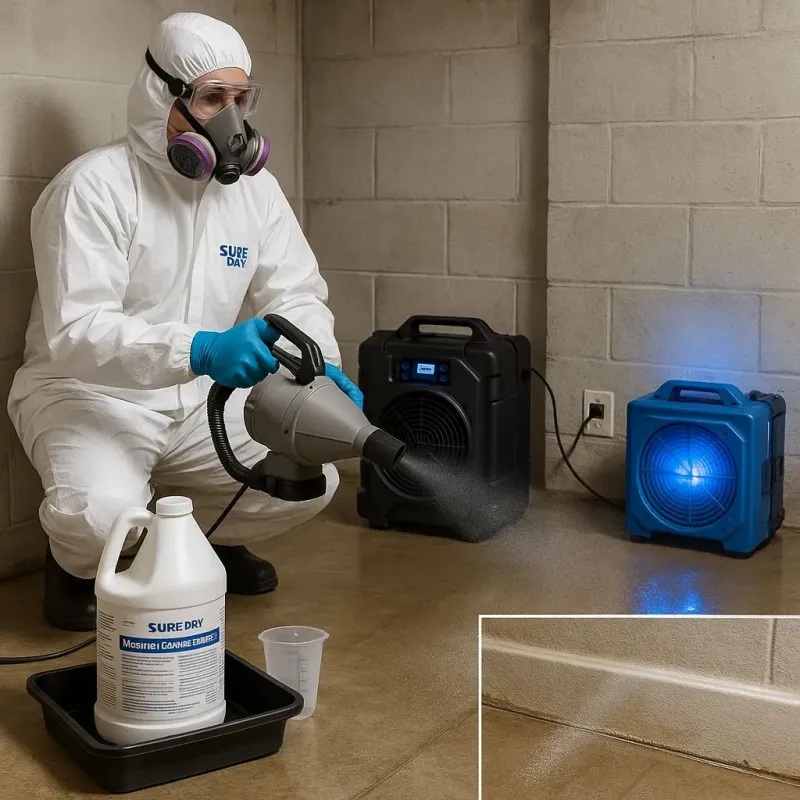 Sanitization and Odor Removal process in Harrah, OK