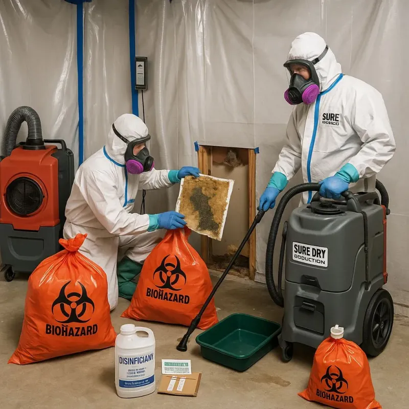 Contaminated Water Handling Protocols process in Harrah, OK