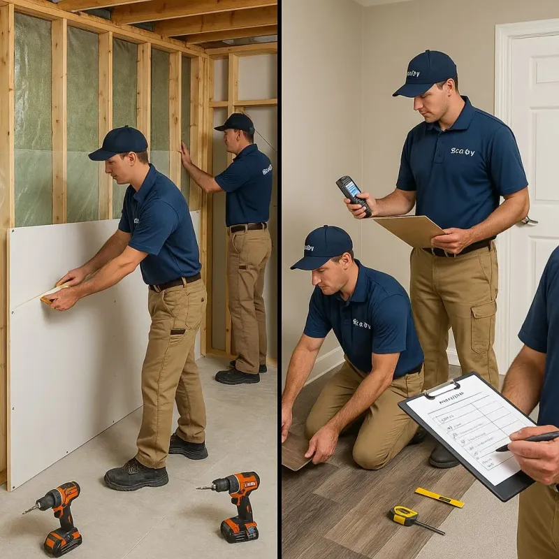 Repairs and Reconstruction process in Harrah, OK